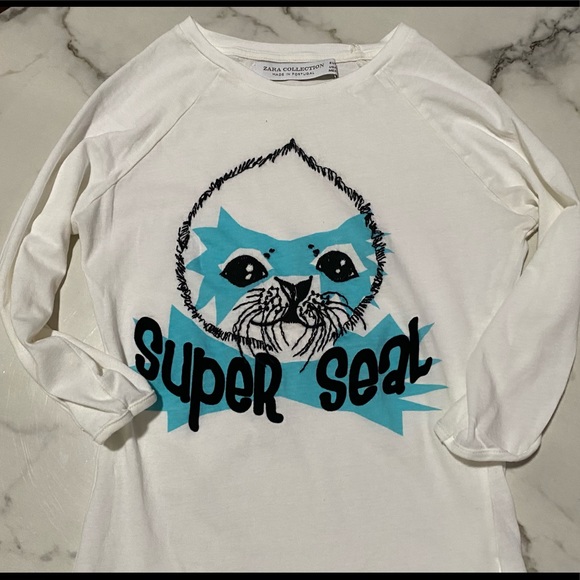 Zara Collection Juniors Vintage Top Blouse Sz S - Picture 1 of 10